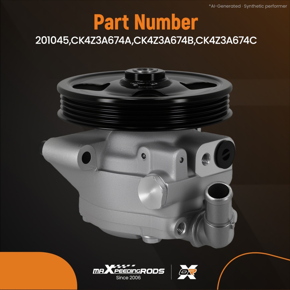 STP320 Power Steering Pump with Pulley compatible for Ford Transit 150 3.5L/3.7L 2015-2024