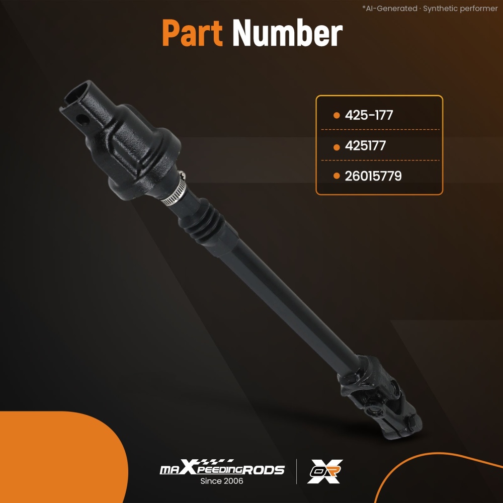 Lower Intermediate Steering Shaft compatible for GMC C3500 C35 1988-2000 425-177 Steel