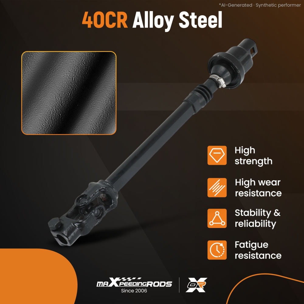 Lower Intermediate Steering Shaft compatible for GMC C3500 C35 1988-2000 425-177 Steel