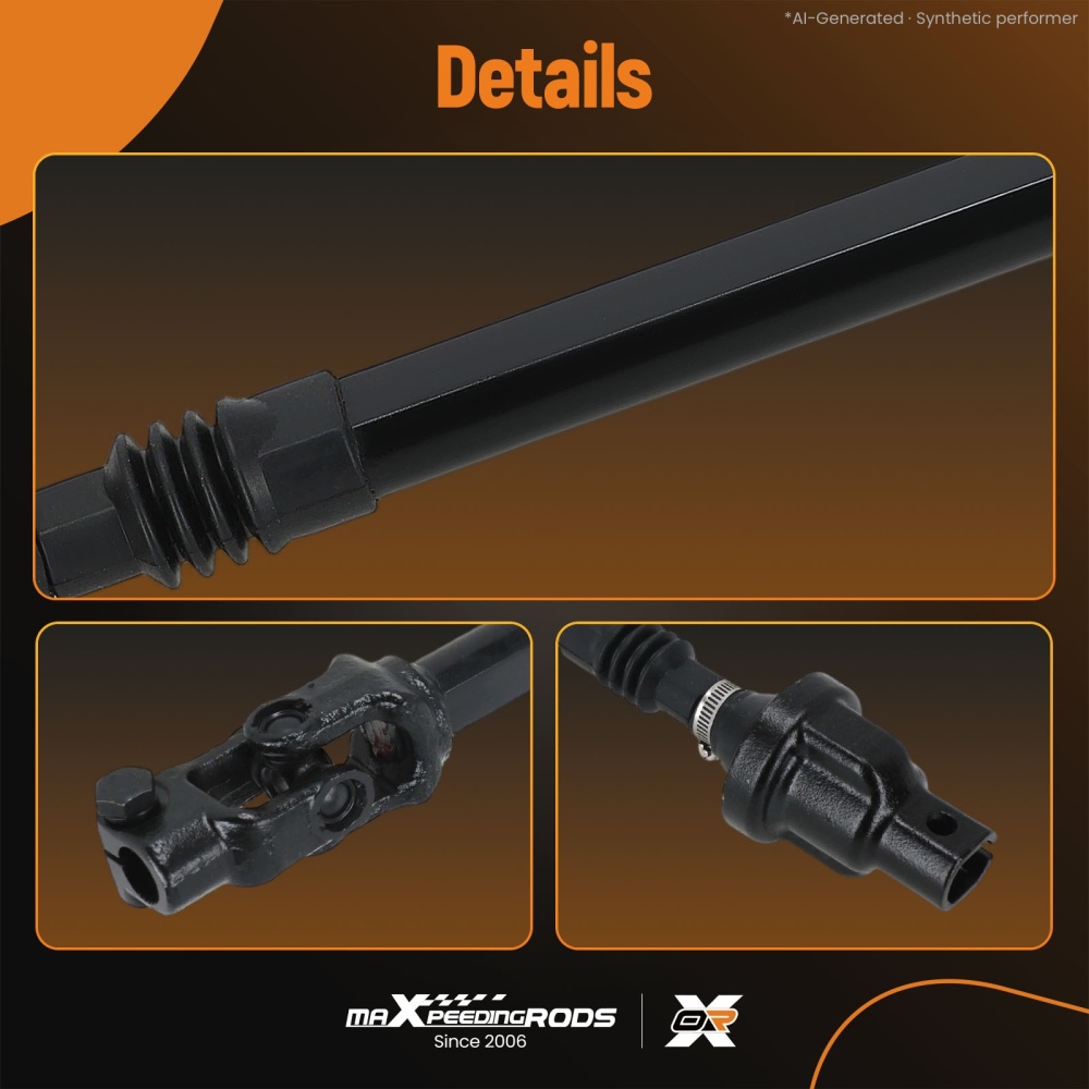 Lower Intermediate Steering Shaft compatible for GMC C3500 C35 1988-2000 425-177 Steel