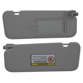 Front Left+Right Sun Visor compatible for Hyundai Elantra 2.0L 2016-2019 Gray