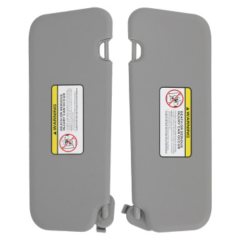 Front Left+Right Sun Visor compatible for Hyundai Elantra 2.0L 2016-2019 Gray