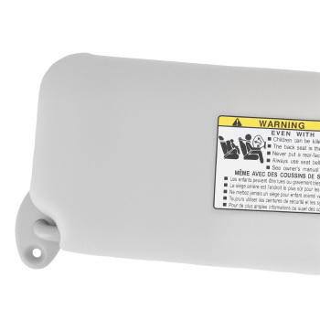 Driver Side Sun Visor compatible for Toyota Scion 05-10 74320-21210-b2 Gray Front