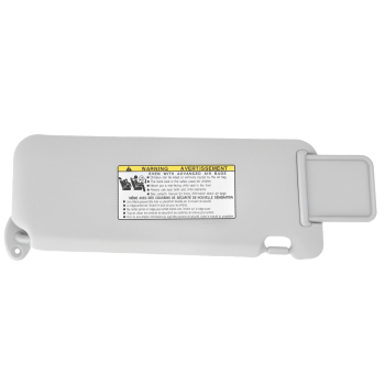 Driver Side Sun Visor compatible for Toyota Scion 05-10 74320-21210-b2 Gray Front