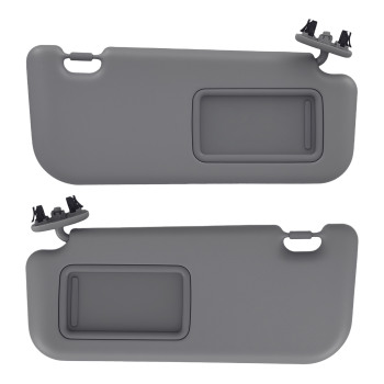 Side Sun Visor Pair compatible for Toyota Corolla 2009-2013 74320-02711-e0 Driver Passenger