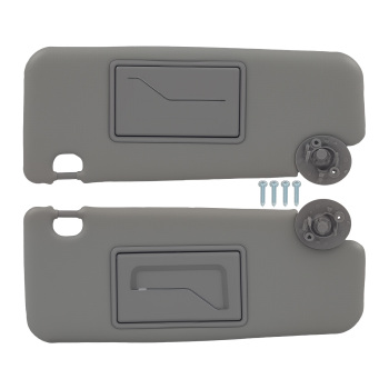 Left Right Sun Visor compatible for Chevrolet Spark Sonic 2011-2022 42478247 42478249 Gray