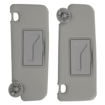 Left Right Sun Visor compatible for Chevrolet Spark Sonic 2011-2022 42478247 42478249 Gray