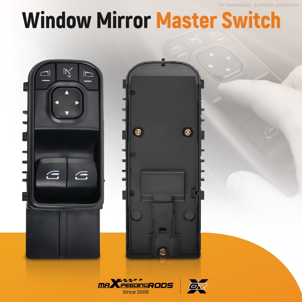 Window Mirror Master Switch compatible for Mercedes Sprinter 3500 XD 2018 2019 2020 2021