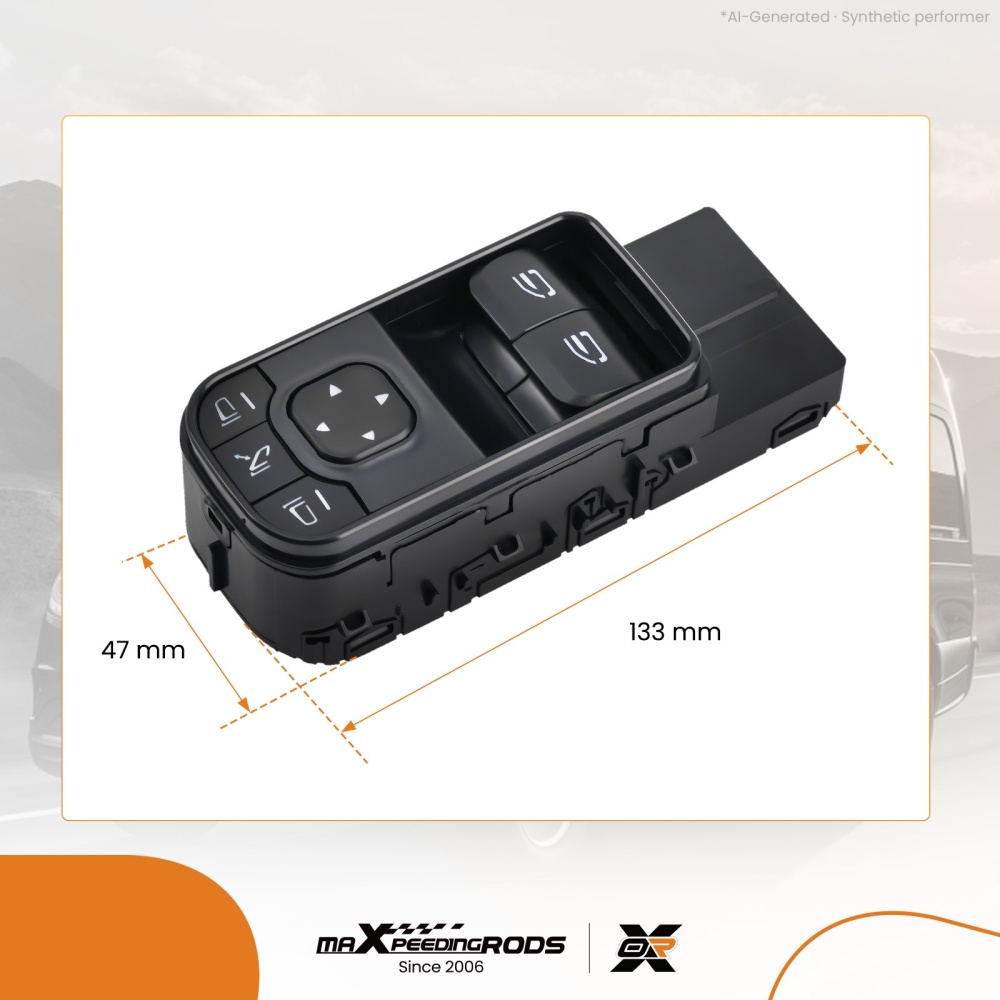 Window Mirror Master Switch compatible for Mercedes Sprinter 3500 XD 2018 2019 2020 2021