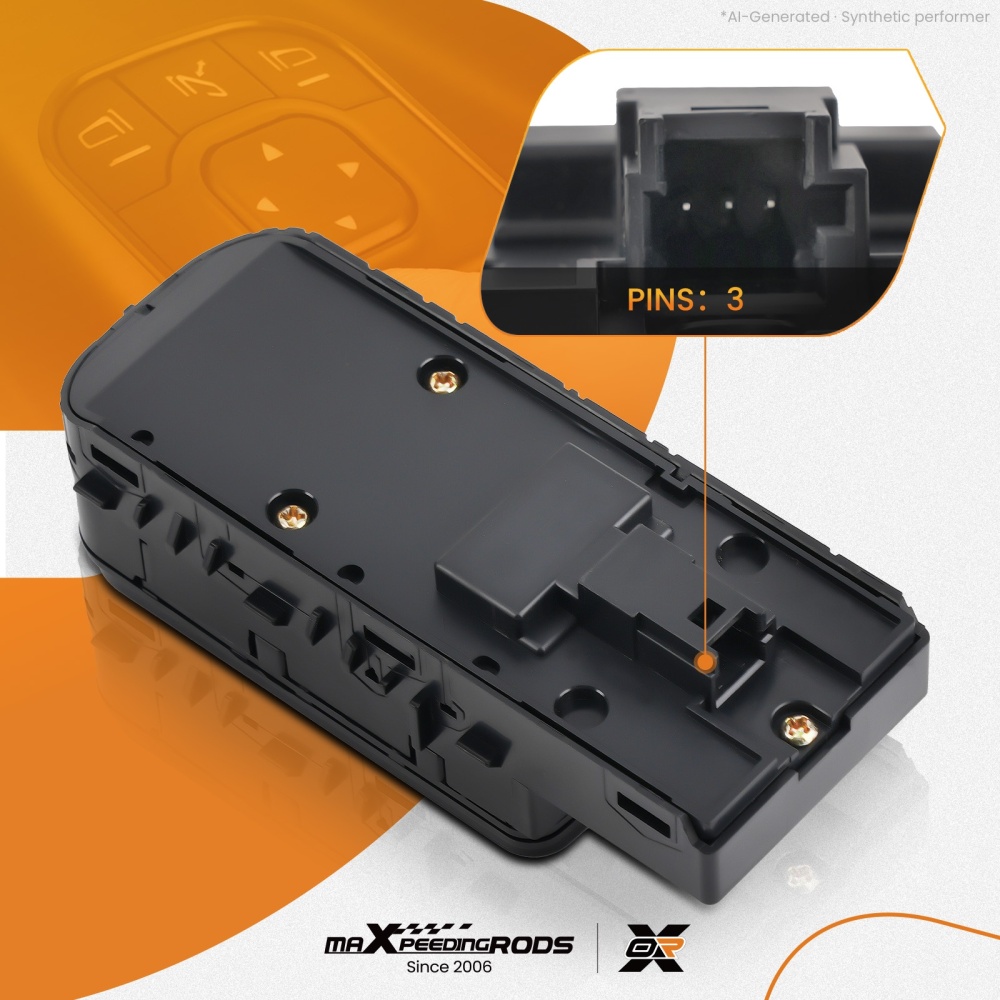 Window Mirror Master Switch compatible for Mercedes Sprinter 3500 XD 2018 2019 2020 2021