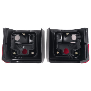 Boîtier Feux Arrière compatible pour VW T4 1992-2004 701945095 701945096 Noir Paire