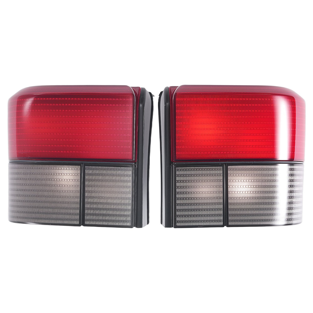 Boîtier Feux Arrière compatible pour VW T4 1992-2004 701945095 701945096 Noir Paire