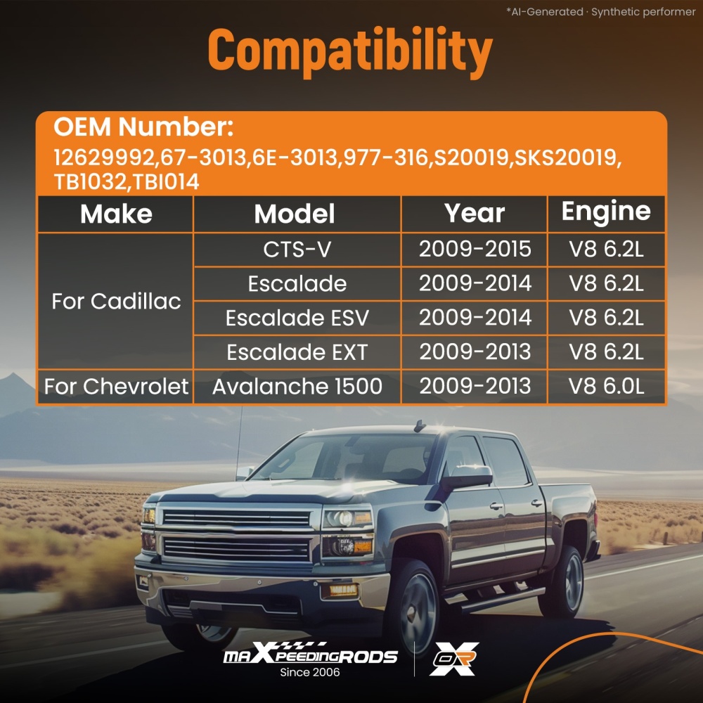 Fuel Injection Throttle Body for ChevySilverado 09-15 compatible for GMC Sierra 2009-2013