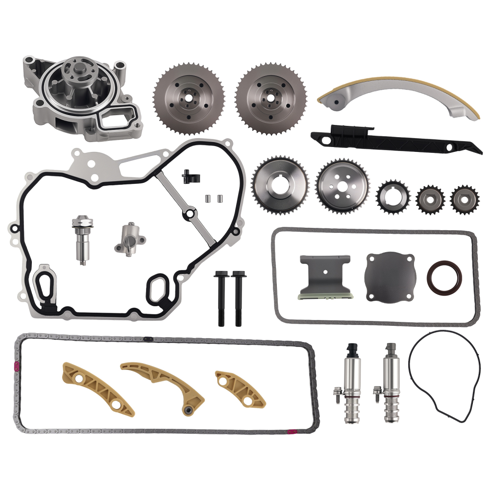 Timing Chain Kit Water Pump VVT Gear for 09-17 compatible for Chevy Equinox Buick GMC 2.4L 2.2L