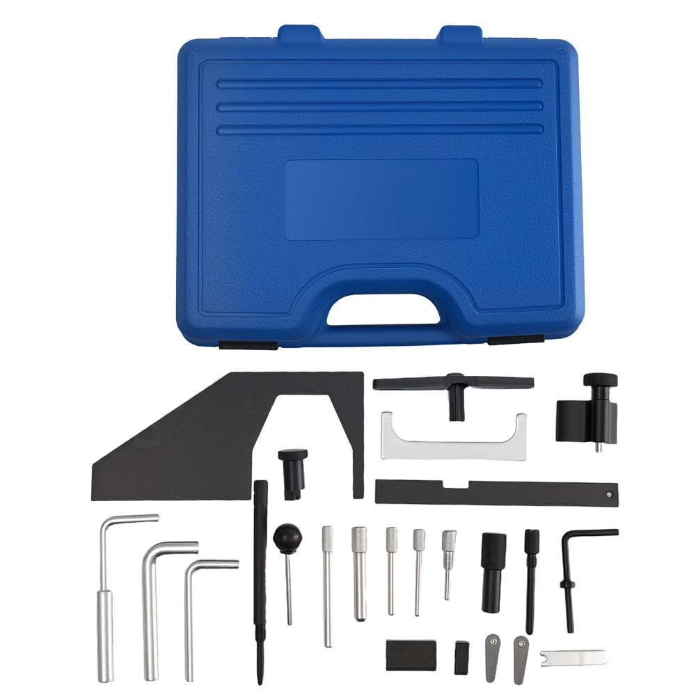 24PC Engine Timing Tool Set compatible for Ford 1.4L 1.7L Zetec 1.6L 1.8L 2.0L Camshaft Kit