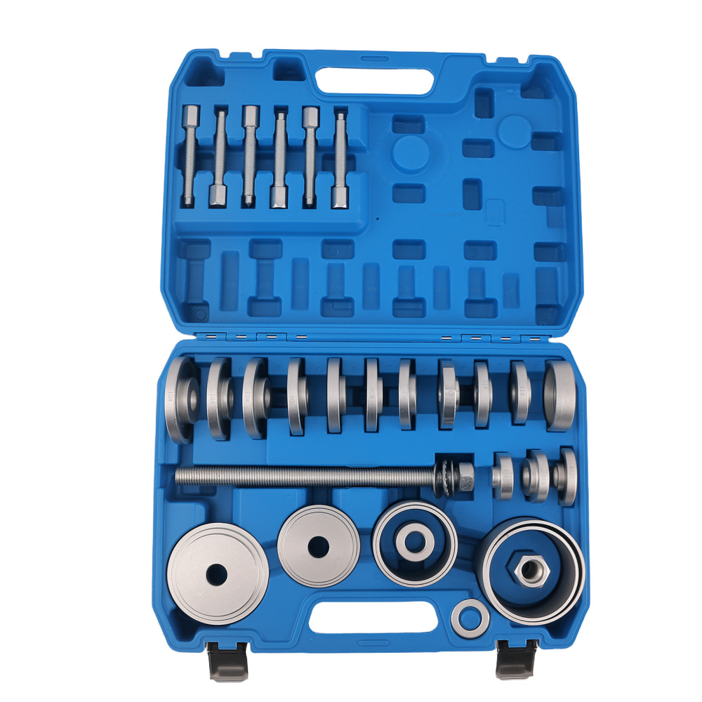 31pcs Front Wheel Hub Drive Bearing Puller Press Tool Wheel Hub Removal Set New