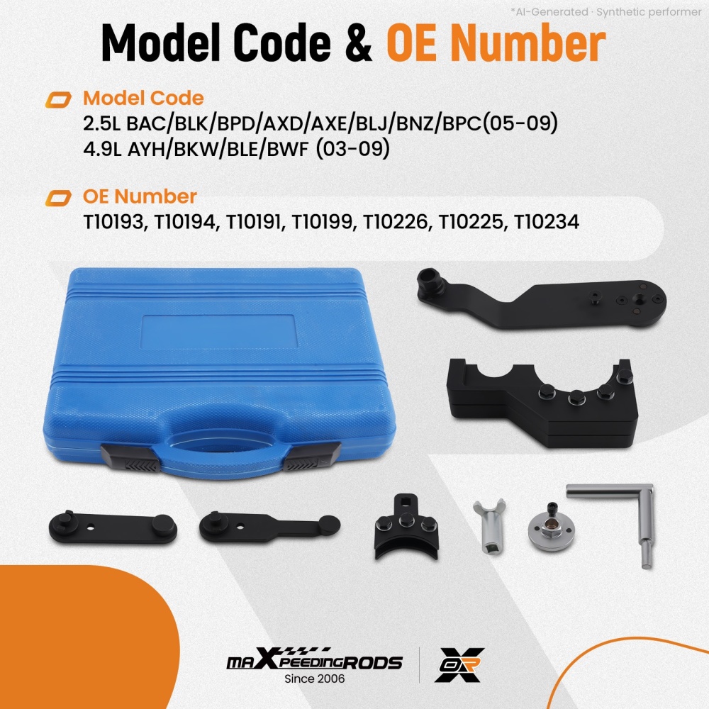 Engine Camshaft Timing Retaining Tool Kit compatible for VW TPHAETON 4.9 5.0 V10 TDI