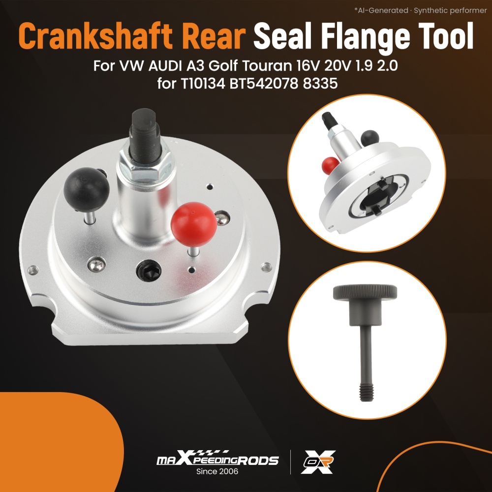 Crankshaft Rear Seal Flange Remover Installer Tool 4 Cylinder compatible for VW 1.4 1.6 16V