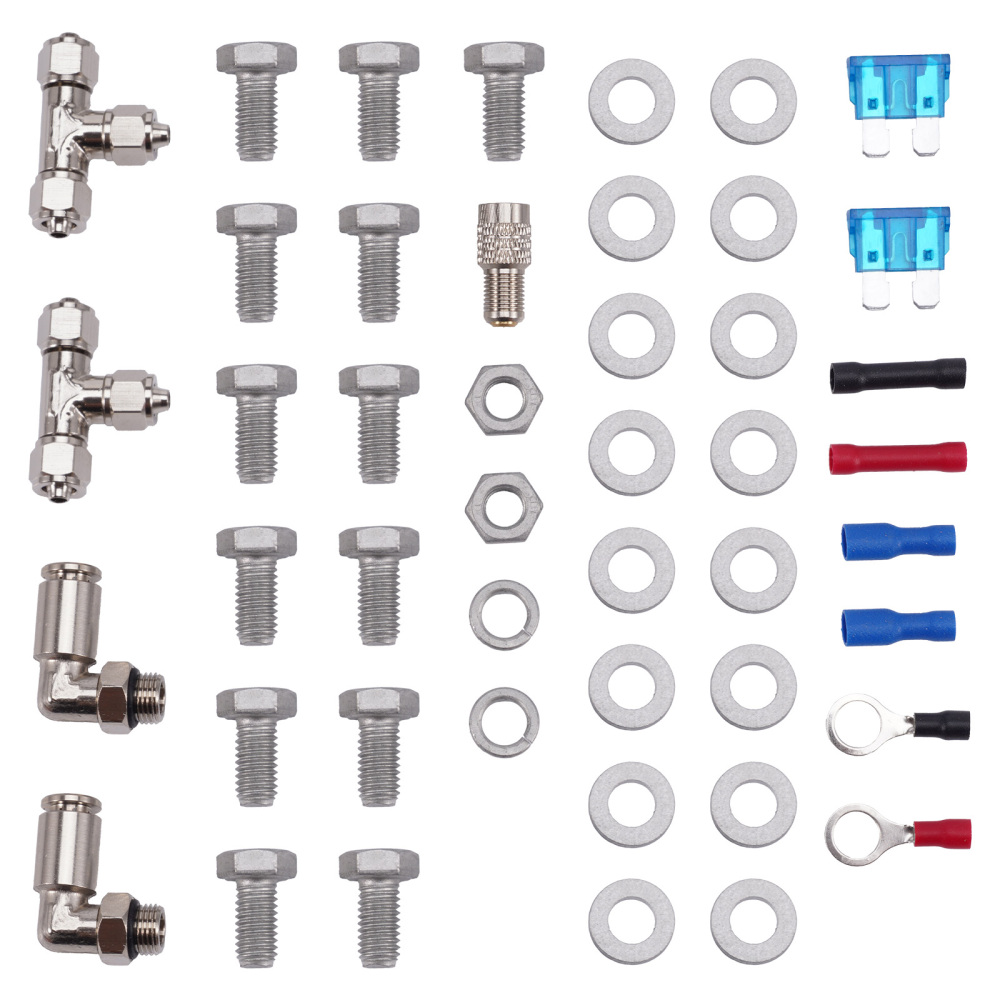 Kit de suspensión neumática + doble compatible para manómetros compatible para Mercedes-Benz Sprinter 2006-