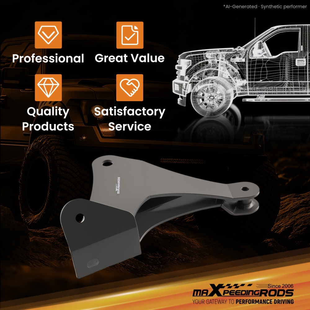 Front Track compatible for Panhard Bar Drop Bracket Set compatible for Ford F250 1999-2004 4WD W/ 6-8 Lift