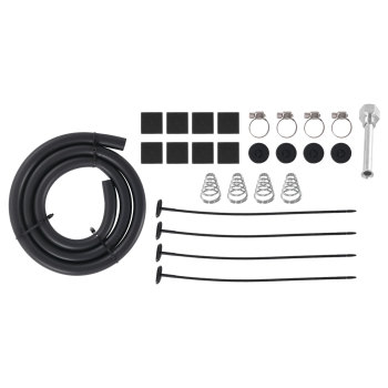 8 Row Remote Transmission Oil Cooler Universal Aluminum Radiator Converter Kit
