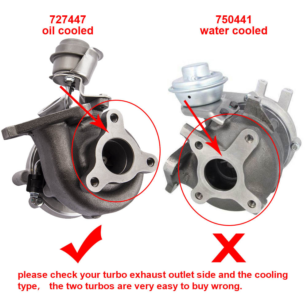 Turbocharger compatible for Nissan X-Trail 2.2 DI (2001-2007) 100 Kw Turbo
