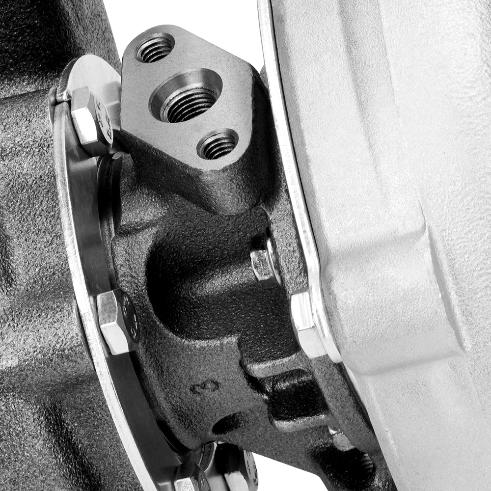 Turbocompresseur universel à bande en V hybride dhuile T3 T4 Turbo .63 A / R pour 4 6 cylindres tcd