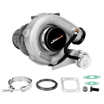 Universal Turbo Turbocharger T3 T4 T04E trim 73 44 V-band Oil cool 1.5-2.5L