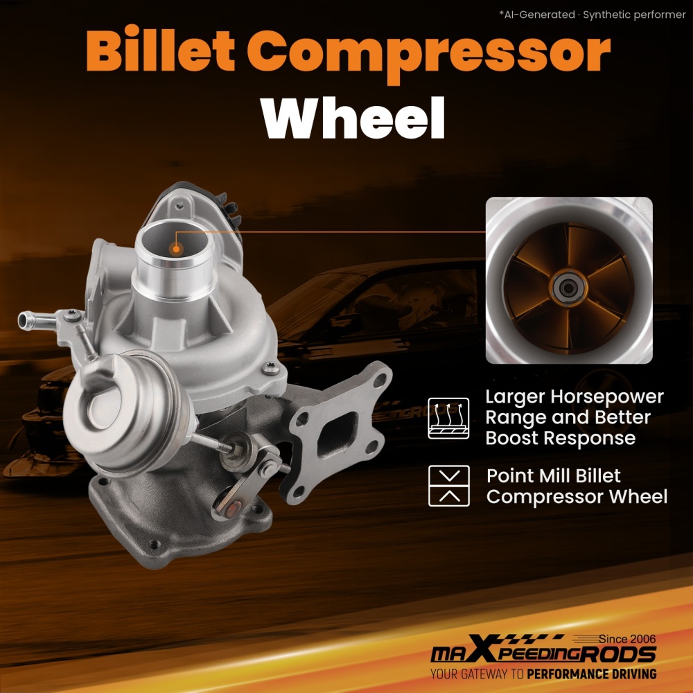 Billet Turbocharger compatible for Ford 1.0 EcoBoost Focus Fiesta C-Max 2012-2021 1799852