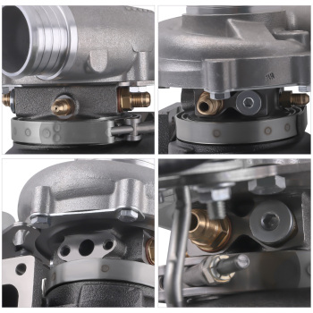 Racing Turbo T25 300HP-550HP Dual Ball Bearing Billet Wheel Water + Oil Cooling