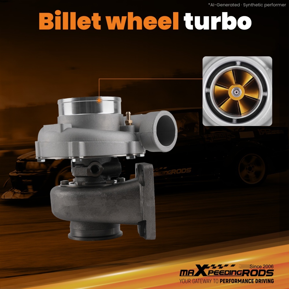 GEN2 for GT3582 600HP Turbo for GT35 Billet Wheel Water Cooled Anti Surge Turbocharger