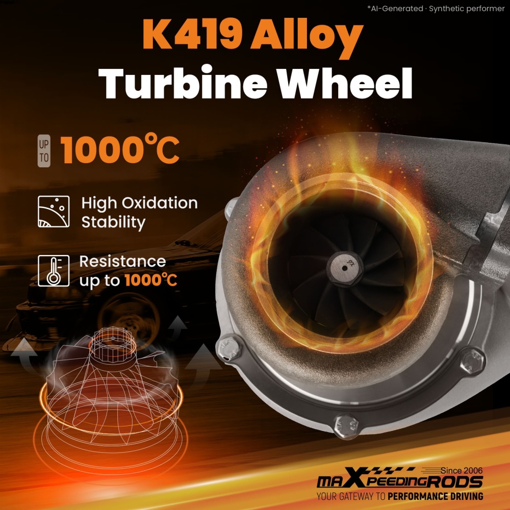GEN2 for GT3582 600HP Turbo for GT35 Billet Wheel Water Cooled Anti Surge Turbocharger