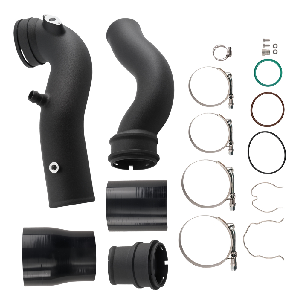 Intercooler Pipe Charge Pipe +Boost pipe Kit compatible for BMW N55 X5 X6 3.0L E70 E71
