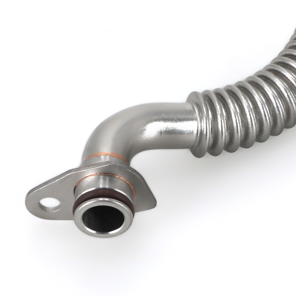 Left Turbo Oil Return Line compatible for Ford F-150 Expedition compatible for Lincoln Navigator V6 3.5L