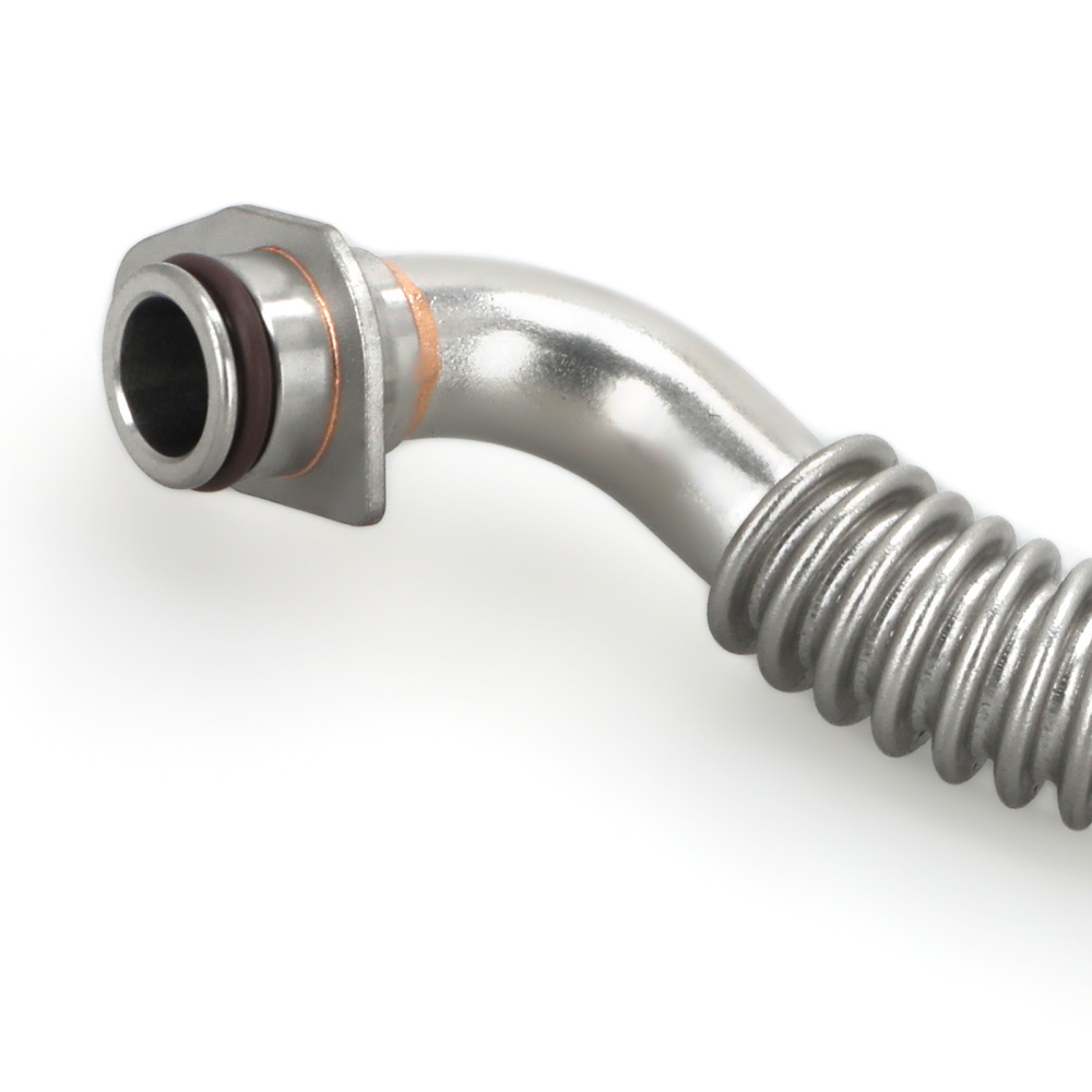 Left Turbo Oil Return Line compatible for Ford F-150 Expedition compatible for Lincoln Navigator V6 3.5L