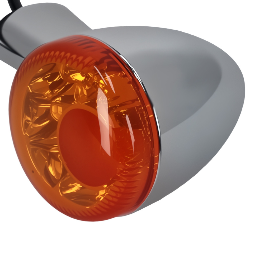 Pair Rear Turn Signals compatible for Harley Davidson XL883 XL1200 compatible for Sportster 1992 1993-UP