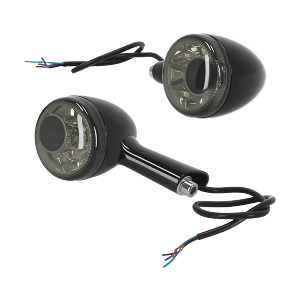 Pair Turn Signals Light compatible for Harley Davidson compatible for Sportster XL883 XL1200 1992-up