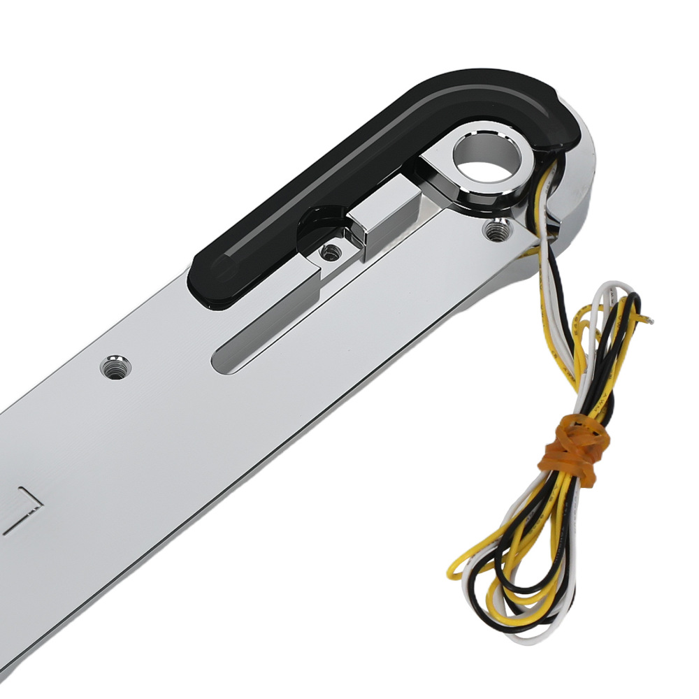 Turn Signal Light Brackets compatible for Harley Road King With Batwing 1998-Up Chrome