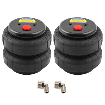 4x Air Ride Suspension Air Spring Bag TrucksCars Single 1/2npt port 2500LB