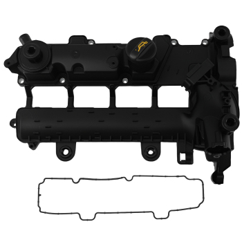Black Valve Cover compatible for Ford Fiesta Fusion 1.4L Diesel 2001-2017 0361.Q5