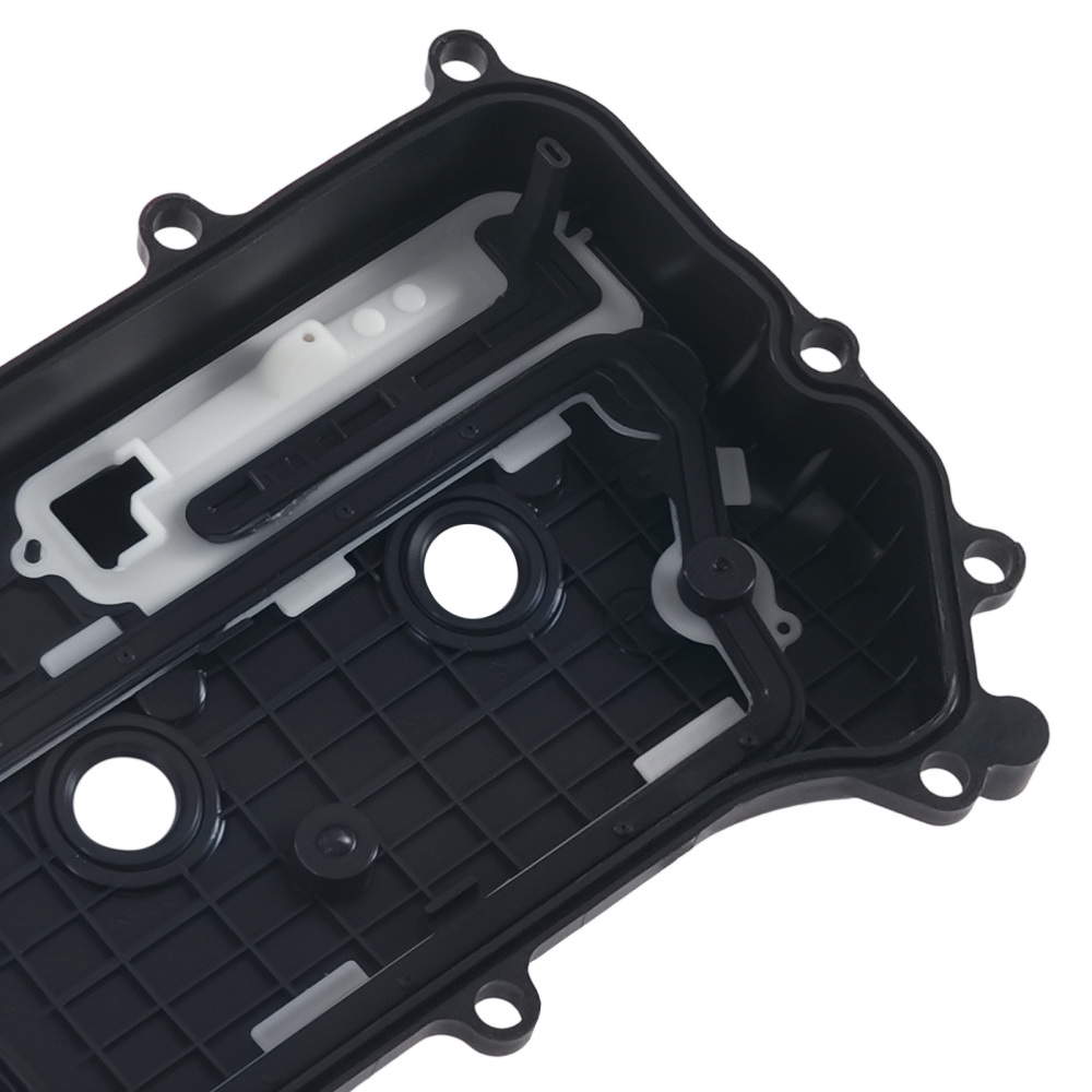 Black Valve Cover Set compatible for Toyota Tacoma 3.5L V6 2016-2019 264-498 264-499