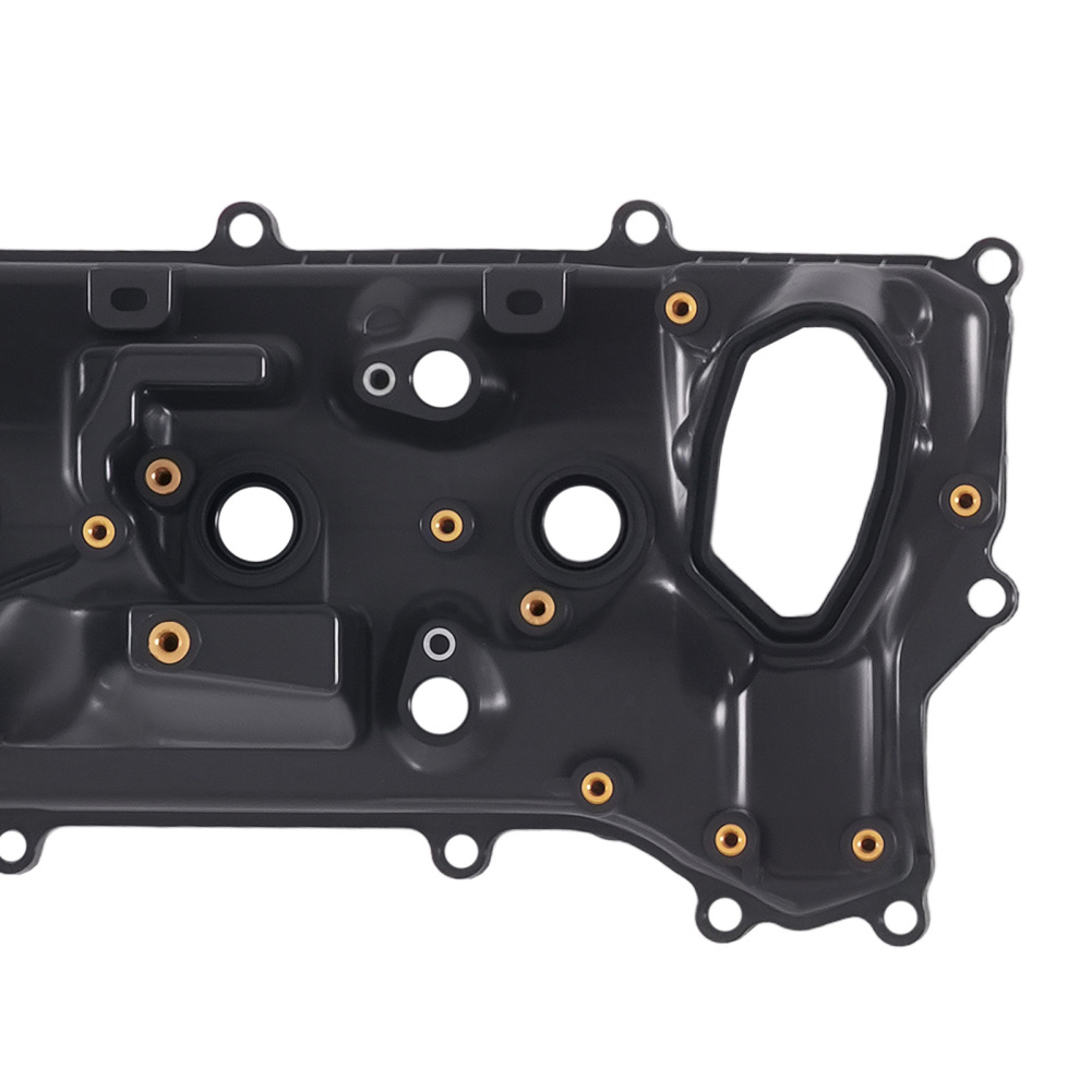 Black Valve Cover Set compatible for Toyota Tacoma 3.5L V6 2016-2019 264-498 264-499