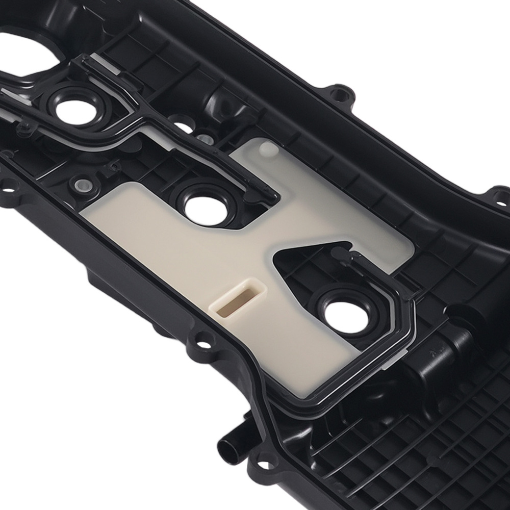 Black Valve Cover Set compatible for Toyota Tacoma 3.5L V6 2016-2019 264-498 264-499