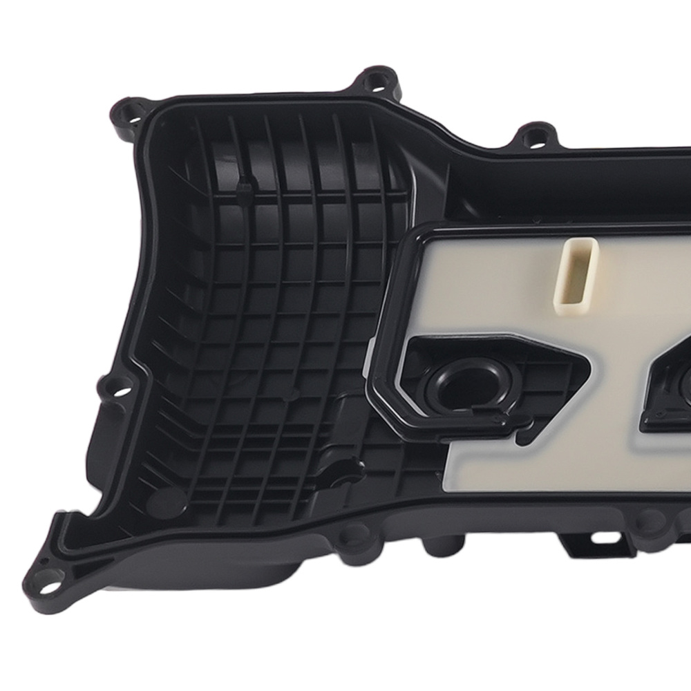 Black Valve Cover Set compatible for Toyota Tacoma 3.5L V6 2016-2019 264-498 264-499