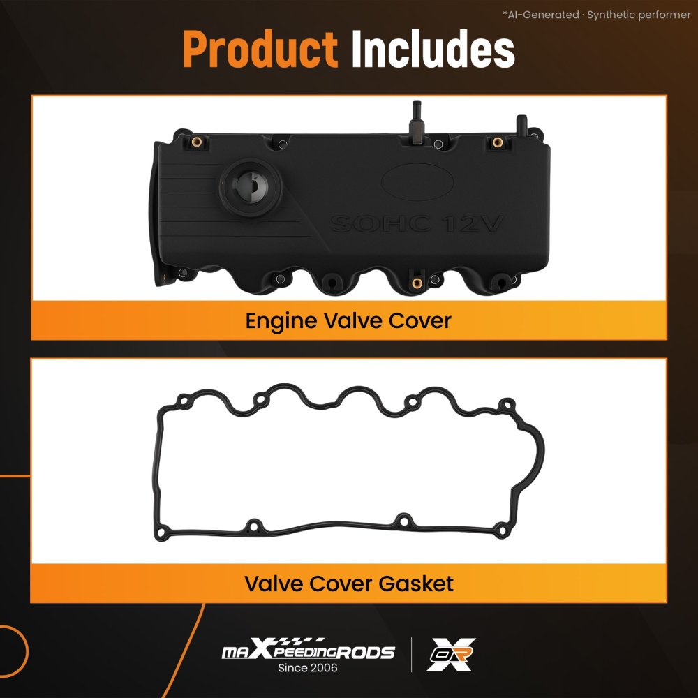 Black Engine Housing compatible for Hyundai Accent 1.5L 2000-2002 22410-22610 12V SOHC