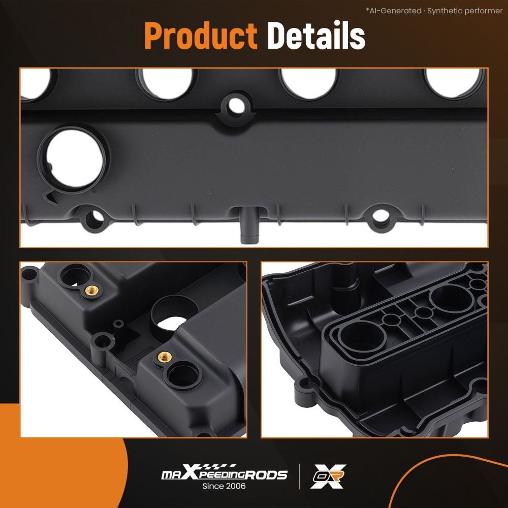 Valve Cover Cylinder Head compatible for FORD FIESTA VI FOCUS III Saloon 1.6 Ti 4M5Z6582E