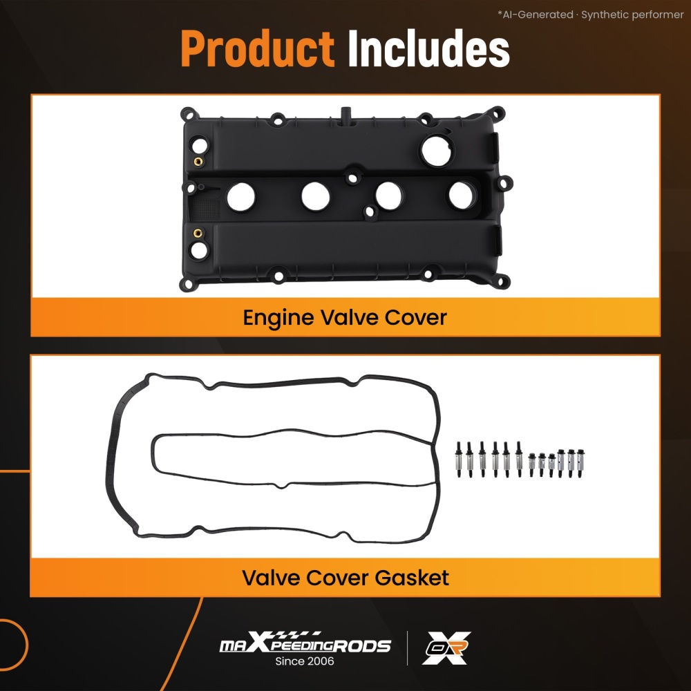 Valve Cover Cylinder Head compatible for FORD FIESTA VI FOCUS III Saloon 1.6 Ti 4M5Z6582E