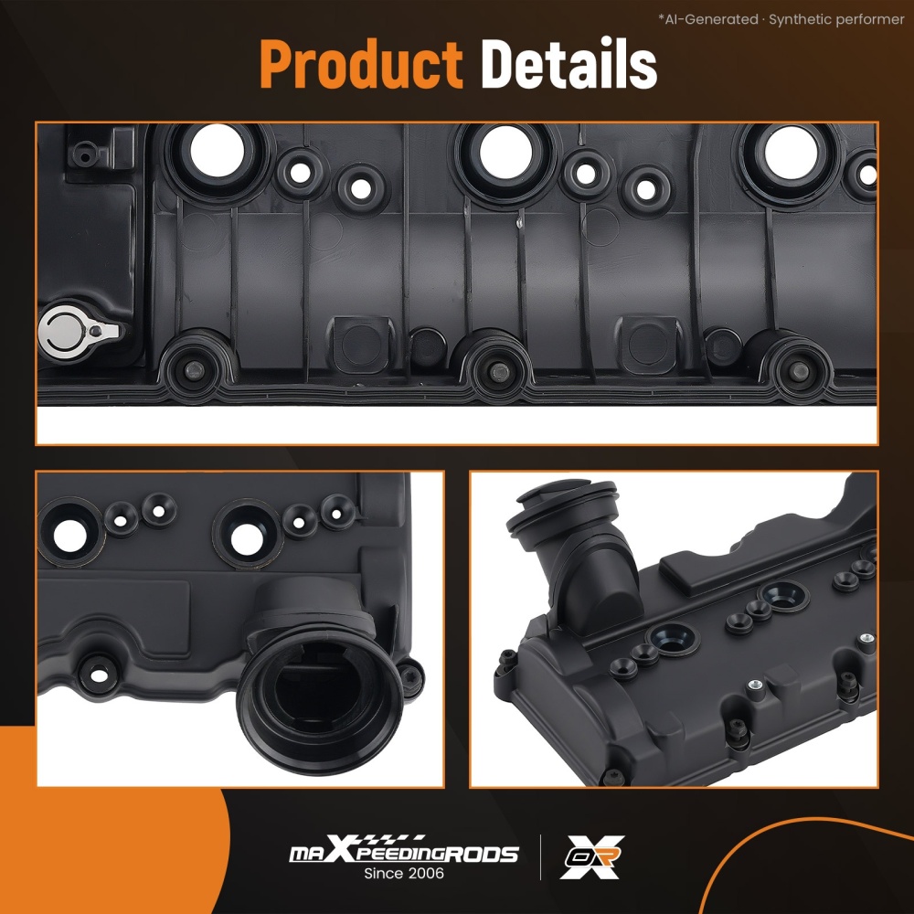 Left Cam Engine Valve Rocker Cover compatible for Audi A6 A7 A8 4G2 compatible for VW Touareg 059103469BD
