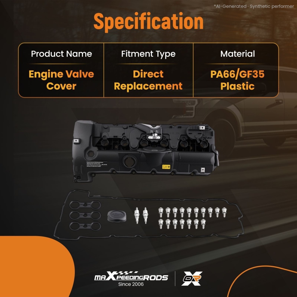 ENGINE VALVE COVER compatible for BMW E82 E90 E70 Z4 X3 X5 128i 328i 528i 11 12 7 552 TCT