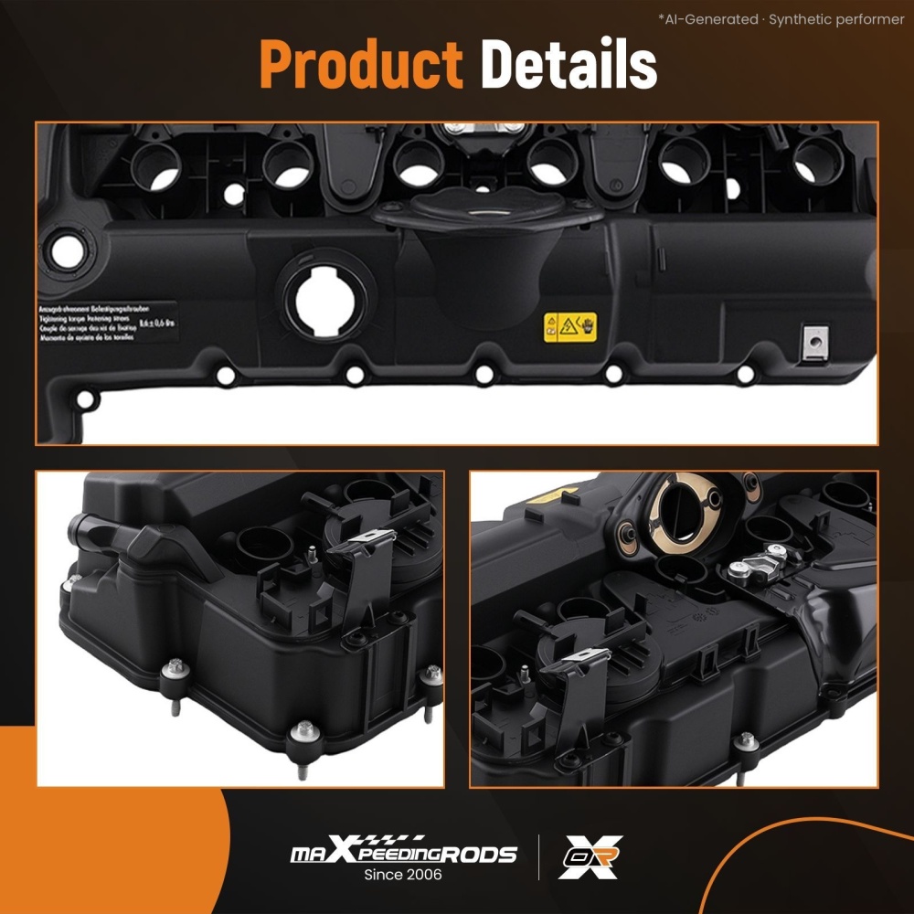 ENGINE VALVE COVER compatible for BMW E82 E90 E70 Z4 X3 X5 128i 328i 528i 11 12 7 552 TCT